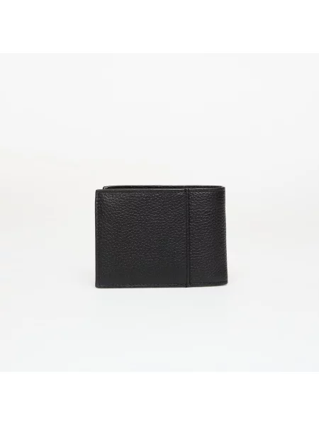 Portfel Calvin Klein skórzany z logo czarny