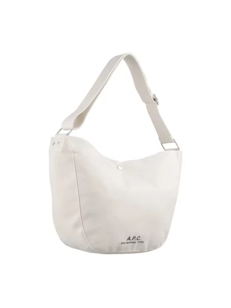 A.P.C. torebka Besace Journal beżowy