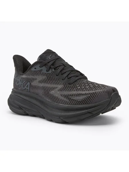 Дамски обувки за бягане HOKA Clifton 9 black/black черно