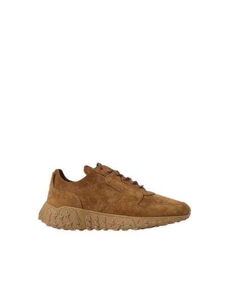 Sneakersy Buttero skórzane brązowe