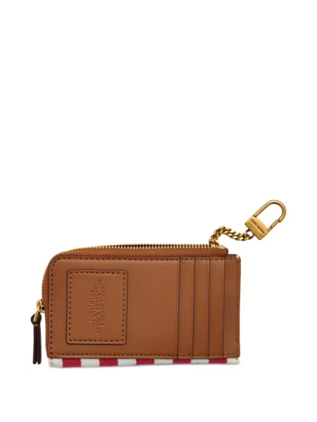 Portofel Marc Jacobs cu dungi din canvas