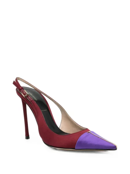 Pantofi cu toc Tom Ford slingback violet
