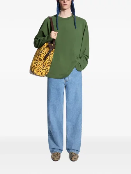 Blugi cu picior larg Dries Van Noten albastru