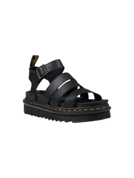 Sandali Dr. Martens s platformo črna
