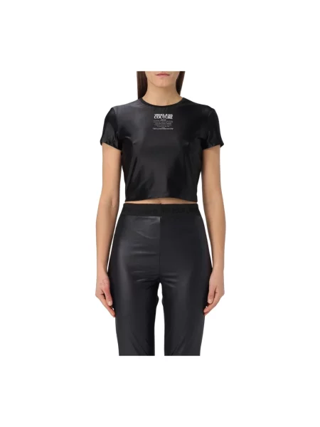 Koszulka Versace Jeans Couture z krótkim rękawem czarna
