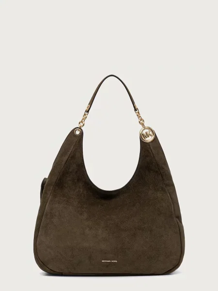 MICHAEL Michael Kors geantă shopper pentru femei din piele întoarsă ELLIE verde