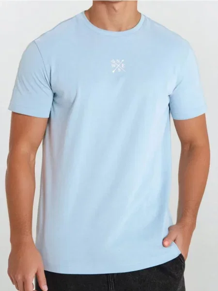 Sinsay Tričko s krátkým rukávem modrá