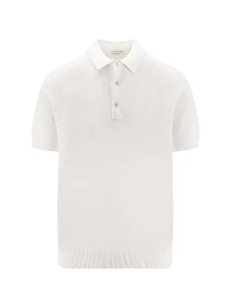 Scurt tricou polo Bramani Cashmere din cașmir