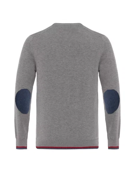 Moxx Paris Pulover Maxime bleumarin gri