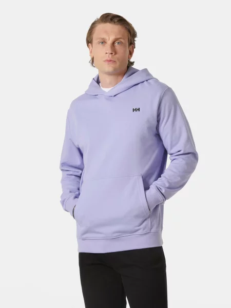 Pánska mikina Helly Hansen Core Graphic Sweat Hoodie bright lavender čierna