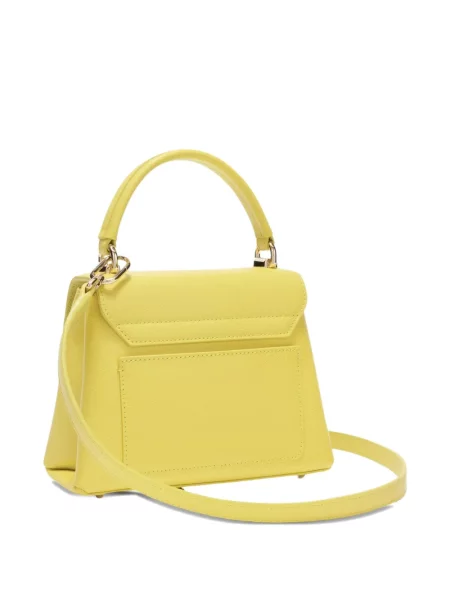 Geanta de piele Furla din piele galben