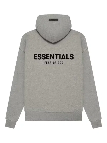 Hoodie Fear Of God Essentials με αυτόγραφο γκρι