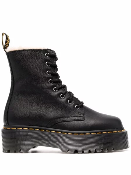 Botine Dr. Martens cu platformă negru