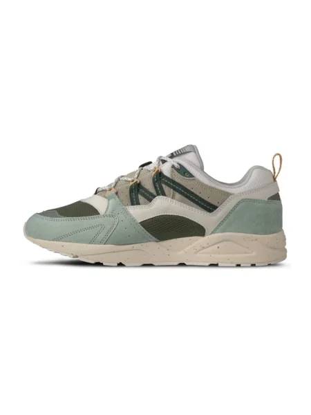 Sneakersy Karhu skórzane zielone