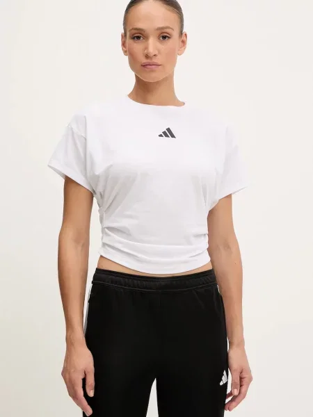 Тениска за трениране adidas Performance POWER дамска бяло