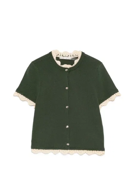Top Alice + Olivia verde