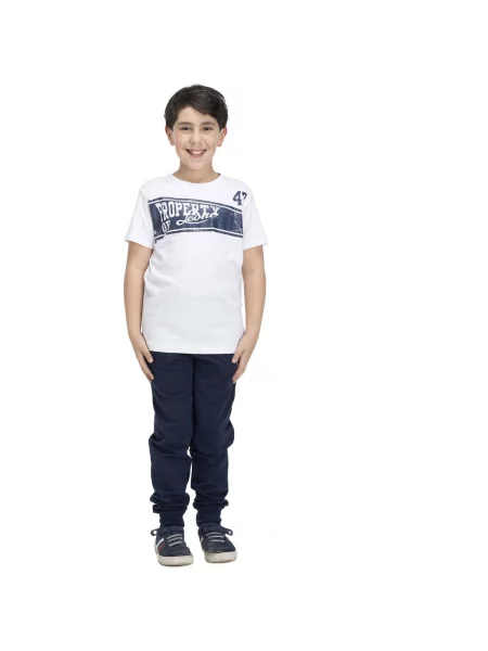 Tricou copii Leone 1947 alb