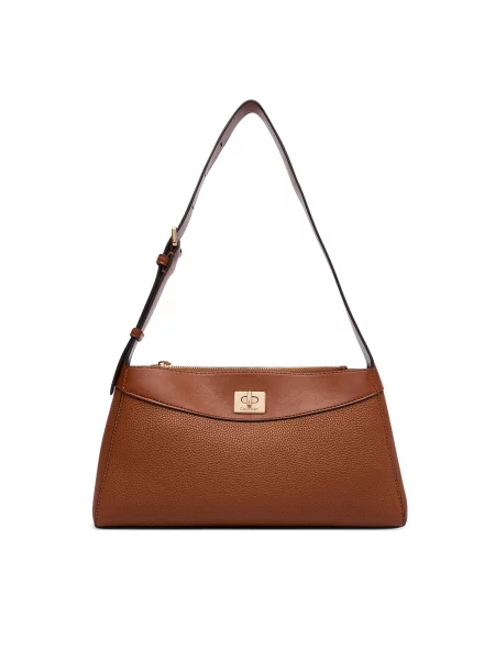 Torbica Calvin Klein Mix Media Shoulder Bag smeđa