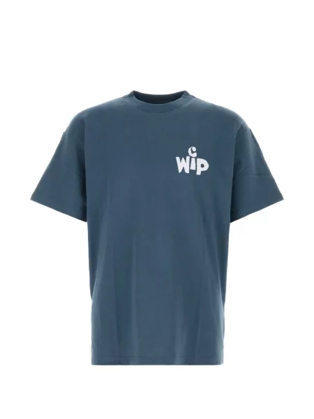 Tricou Carhartt Wip cu imagine albastru