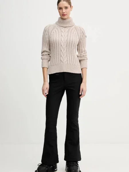 Светр із додаванням вовни Newland LADY WOOL SWEATER теплий гольф бежевий