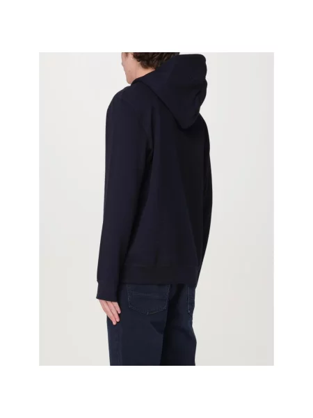 Tommy Hilfiger Bluza Z Kapturem blau granatowa