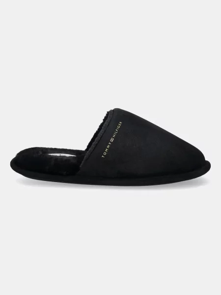 Copati Tommy Hilfiger TH SOFT HOUSE SHOE črna