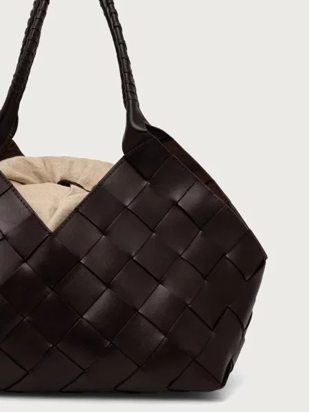 Bőr shopper táska Dragon Diffusion barna