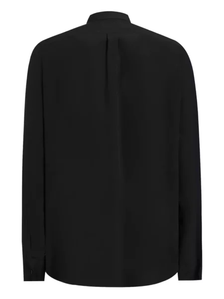 Cămașă Dolce & Gabbana de mătase negru