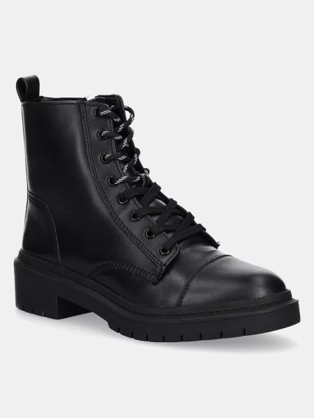 Aldo cizme de piele GOER-IN cu plat negru
