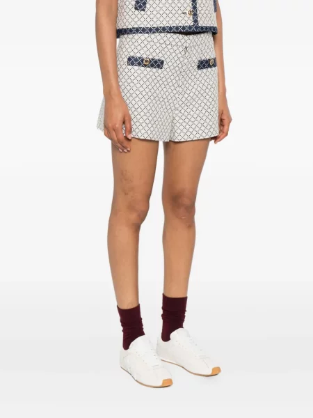 Pantaloni scurți Gucci cu imprimeu geometric