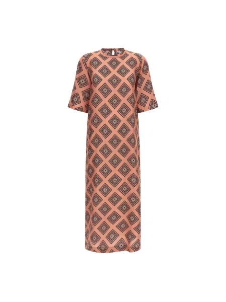 Długa sukienka maxi Alberto Biani różowa