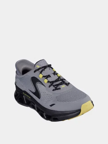 Кожаные кроссовки Skechers серые