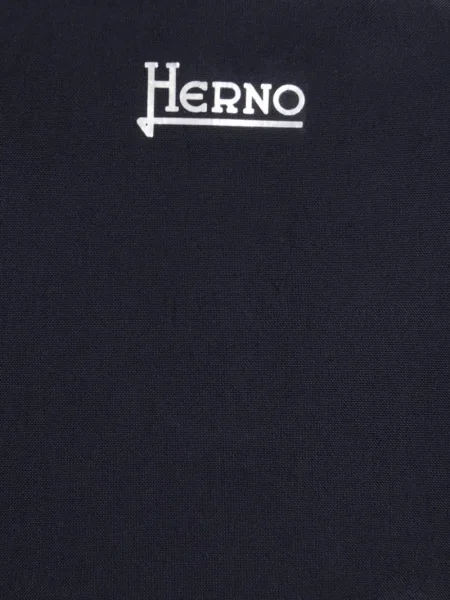 Palton Herno cu glugă albastru
