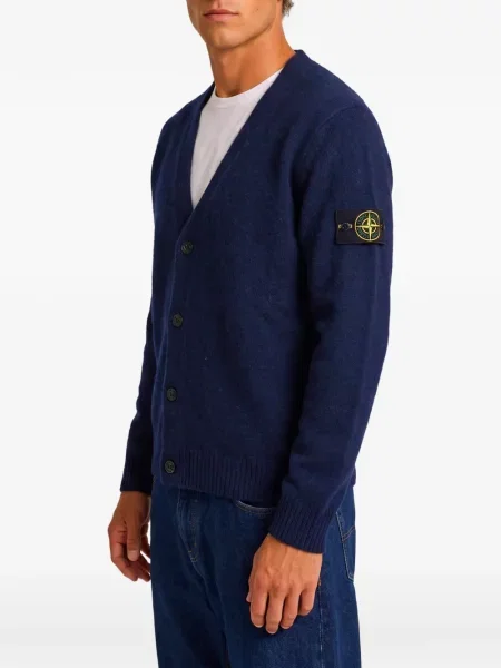 Kardiganas Stone Island v formos iškirpte akmenys mėlyna