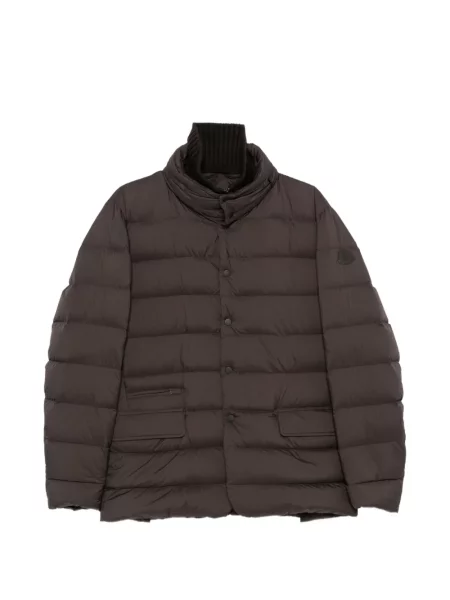 Kurtka Moncler pikowana brązowa