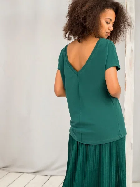 Tricou Basic Feel Good verde
