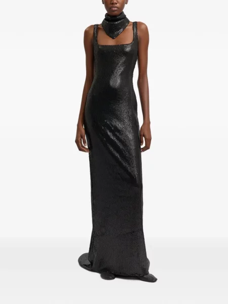 Rochie maxi 16arlington cu paiete negru