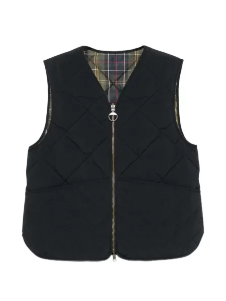 Matlasat vestă Barbour negru