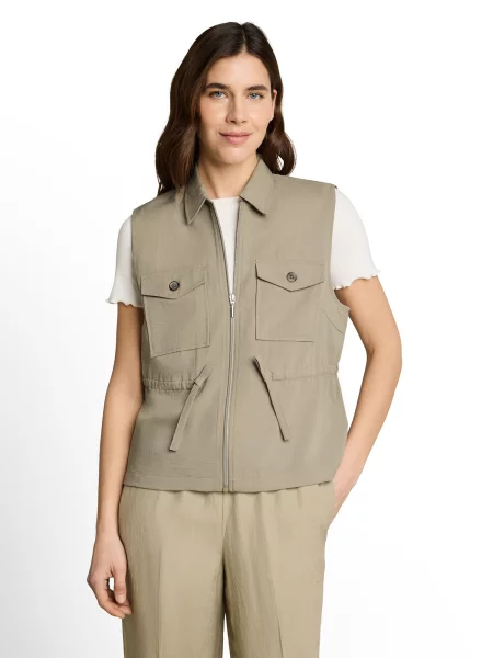 TOM TAILOR Prsluk kaki