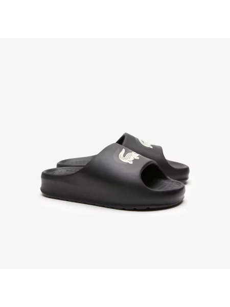 Lacoste Klapki Serve Slide czarne