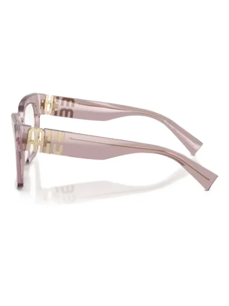 Ochelari de soare Miu Miu Eyewear cu autograf roz