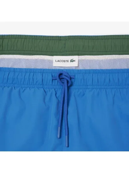 Lacoste Kąpielówki Szybkoschnące niebieskie