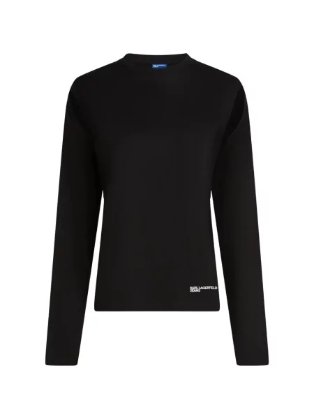 Lung top Karl Lagerfeld Jeans negru