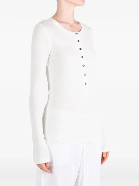 Πλεκτός τοπ Free People λευκό