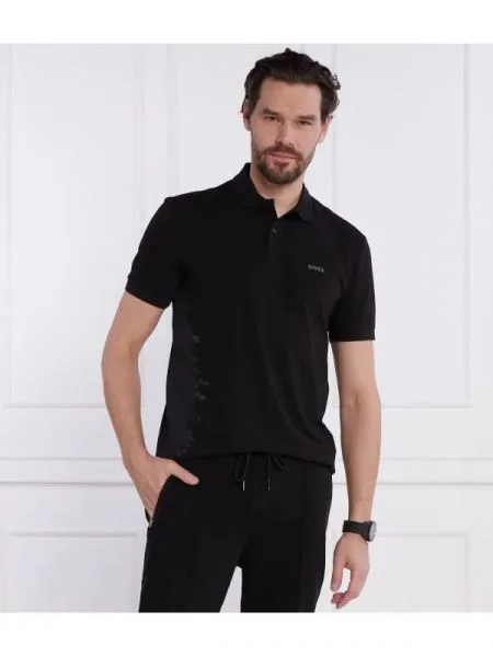BOSS GREEN Polo Paddy negru