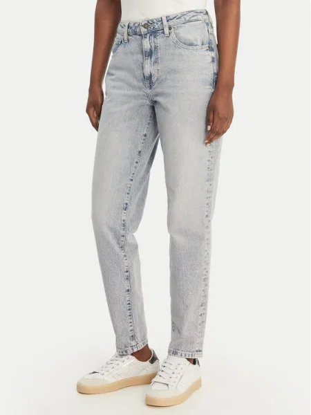 Guess Jeans Blugi Straight Leg albastru