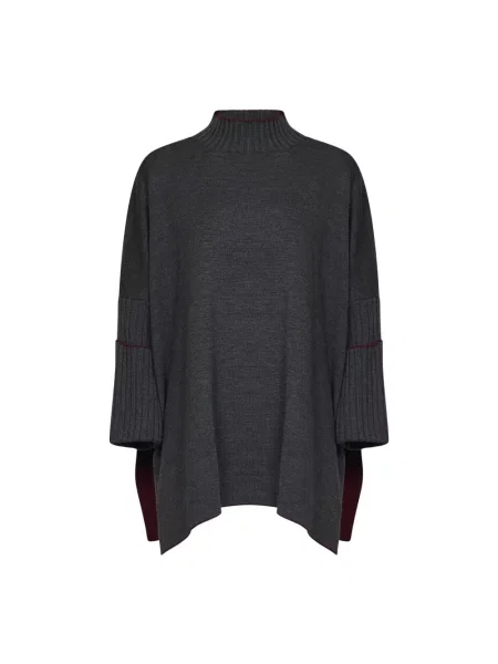 Sweter Herno wełniany szary