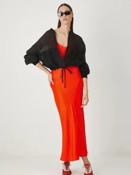 Obleka Medicine oranžna