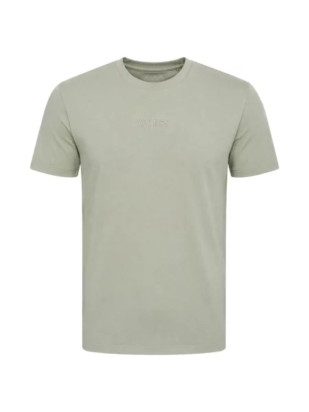 GUESS Tricou Guess Emb Pima' verde
