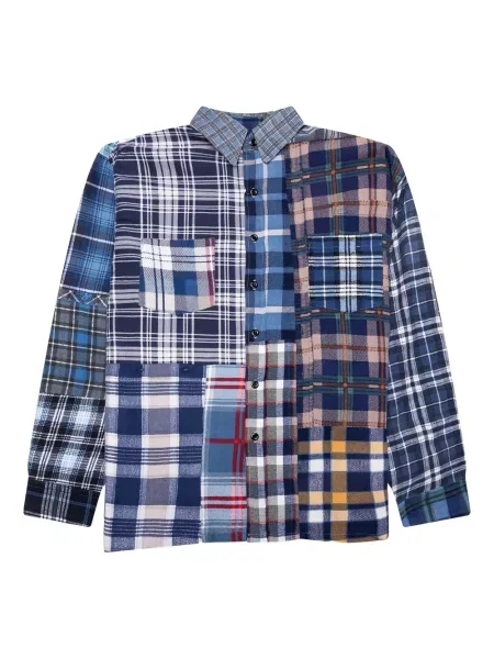 Flanelová košile Needles modrá
